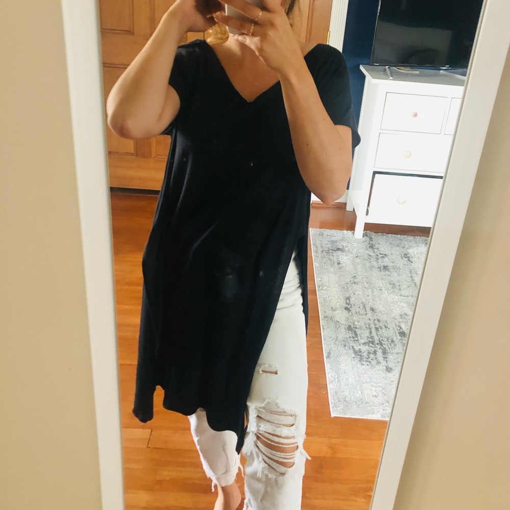 Free People Long Tee